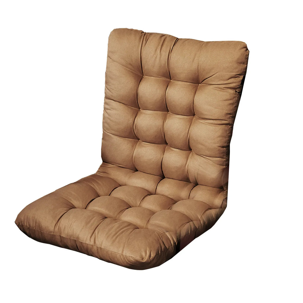 Winter Desk Chair Cushion with Back Support Thickened Good Elasticity And Softness Keep Warm Office Chair Seat Cushion Rocking Oasis Select Coffee
