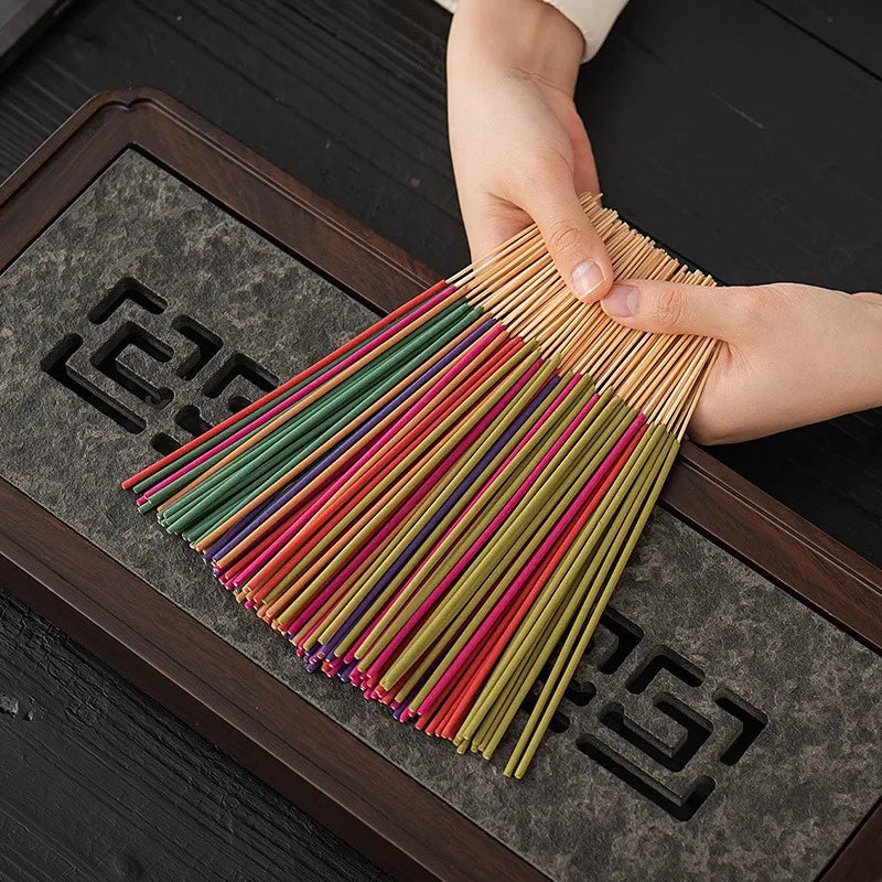 400 Aromatherapy Incense Sticks Set 4 Natural Fragrances Lavender White Sage Dragon's Blood Cherry Blossom for Yoga Meditation Oasis Select