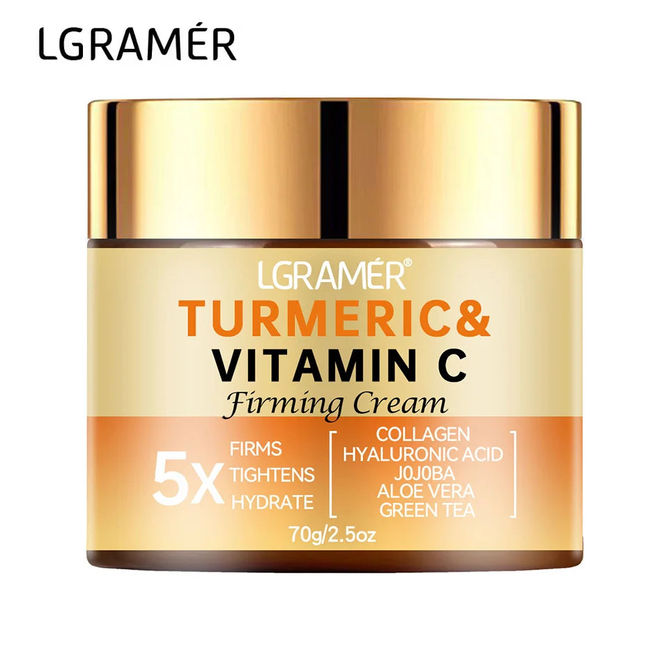 Turmeric Vitamin C Face Cream – Brightening & Firming Moisturizer