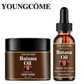Batana & Rosemary Oil Hair Mask & Serum Set | 2-Piece Duo Hair Care Set Oasis Select 60MLAND 70G