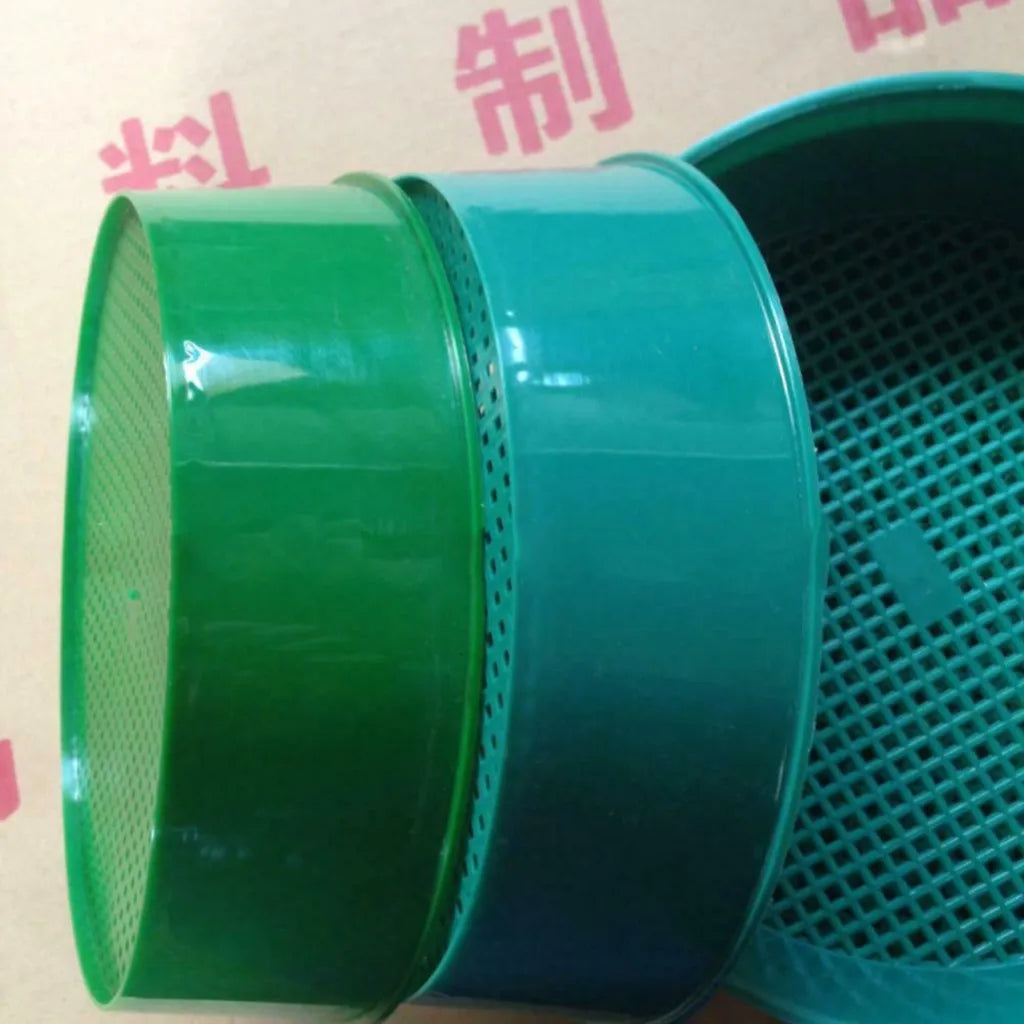 Plastic Garden Sieve Home Garden Tool Fine Mesh Soil Sieve Mining Sand Sifter Potting Sieve for Plant Soil Stone Sifting Oasis Select
