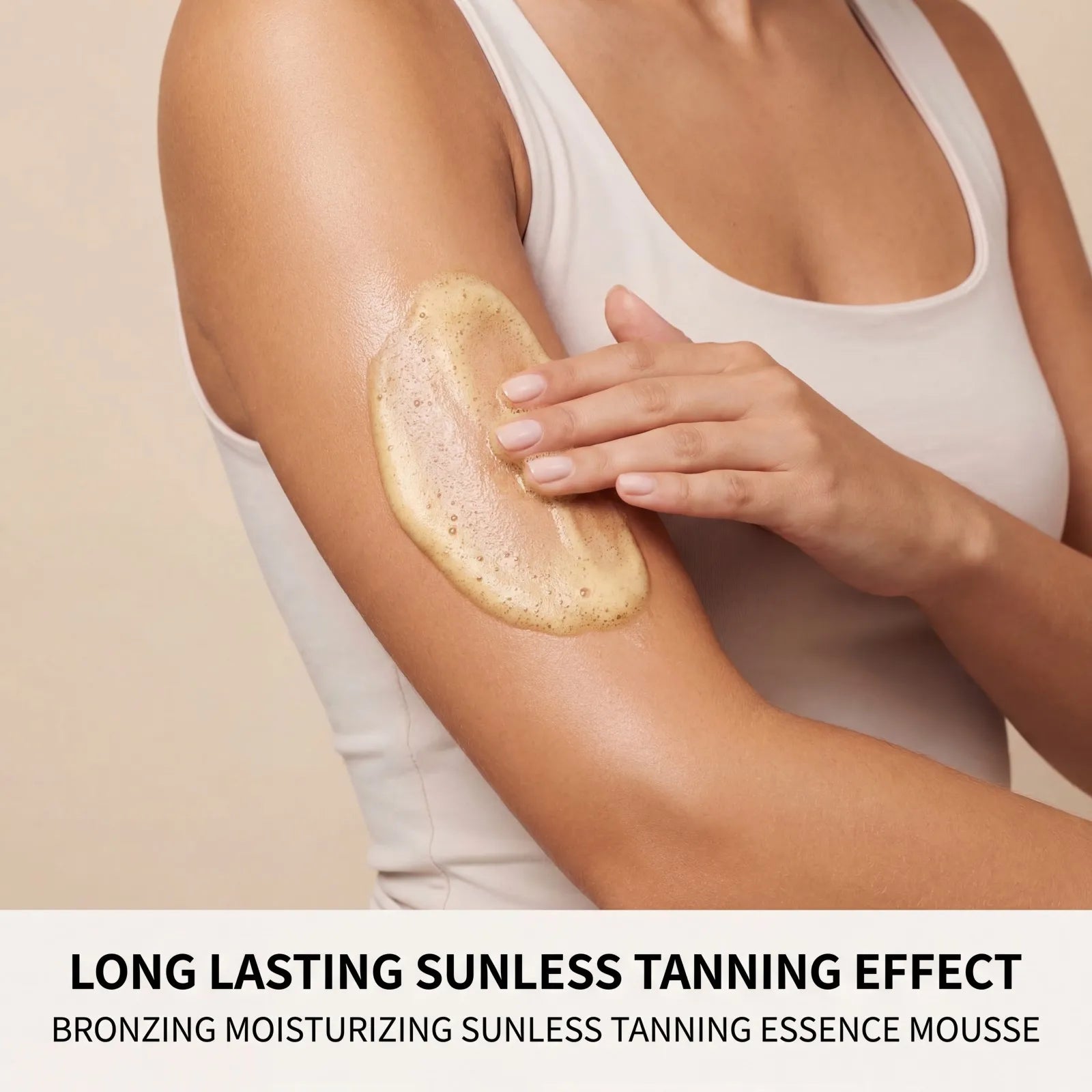 Bronzing Tanning Mousse Sunless Self Tanner Natural Glow Streak Free Hydrating Long Lasting Even Bronze Lightweight Non Sticky Oasis Select
