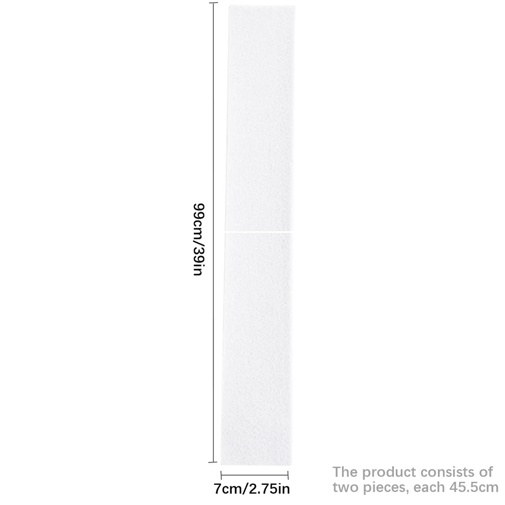Self Adhesive Window Water Absorbing Strip Keep Dry Thickened Felt for Condensation Prevention Winter Windowsill Wall Protection Oasis Select 99Cm white