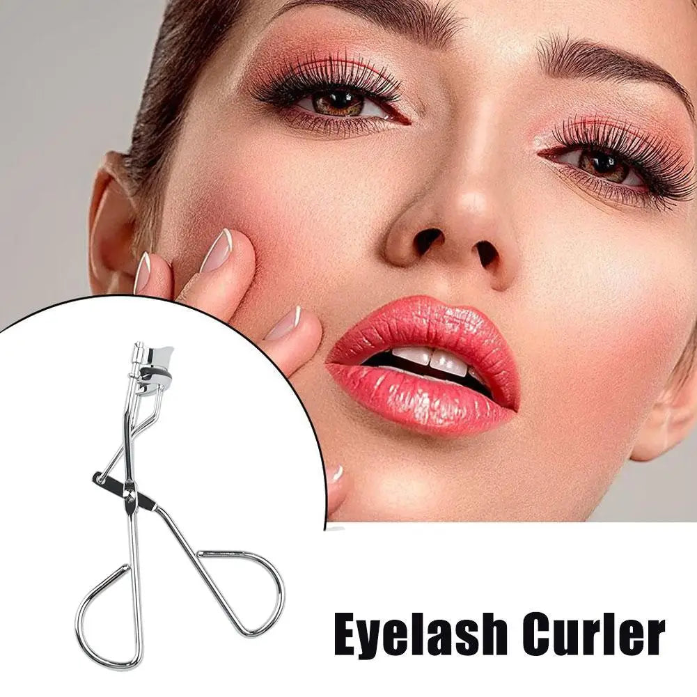 Silver Protable Long Lasting Professional Natural Curling Not Hurt Eyelashes Folding False Beauty Tools Cosmetic Oasis Select