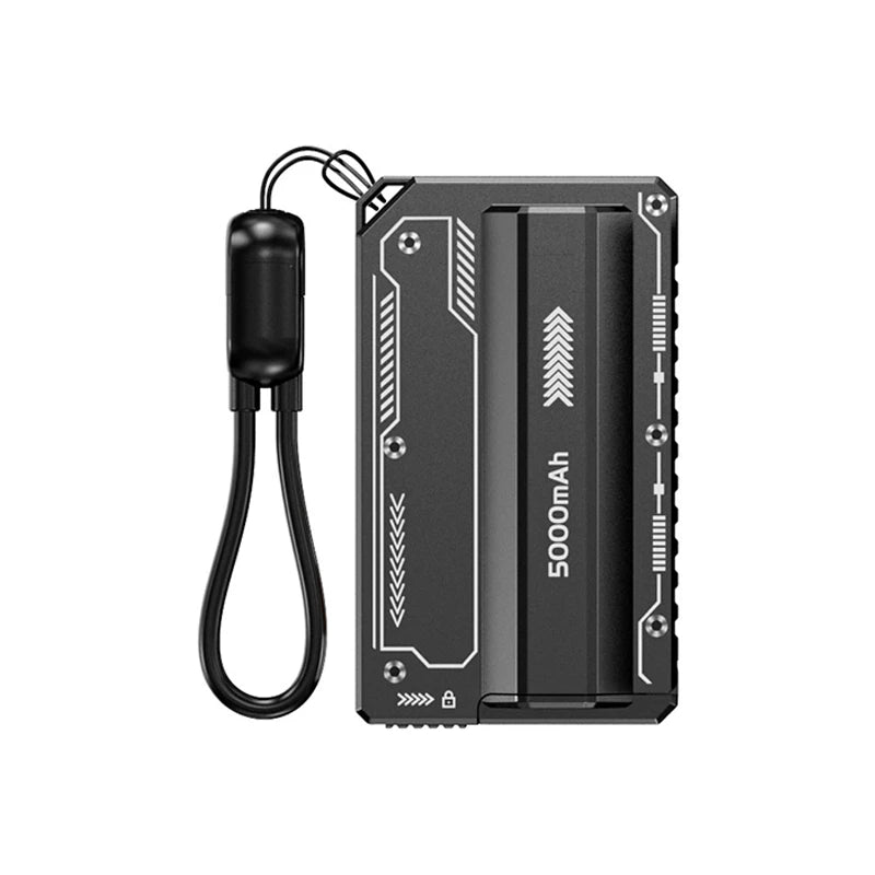 New Portable Fast Charging Removable Lithium Battery 22.5W Super Power Bank 5000 Comes with Cable Mobile Power Bank Oasis Select A