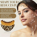 Lymphatic Contour Face Brush,Chin &Jawline Sculpting,Drainage Massager for Face,Ergonomically Designed to Fit The Skin Precisely Oasis Select Leopardprint