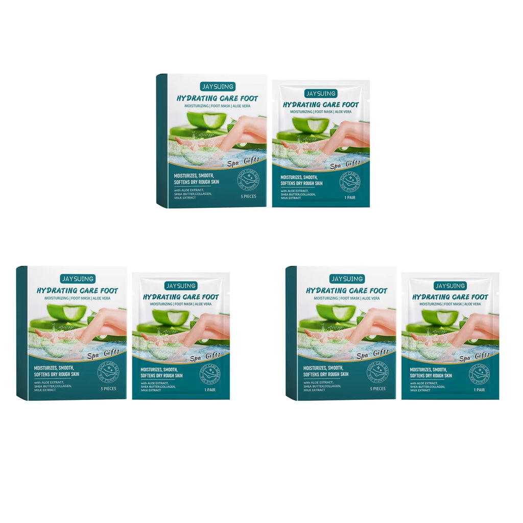Aloe Vera Exfoliating Foot Mask – Dead Skin & Callus Remover Exfoliating Foot Mask Oasis Select 15pcs