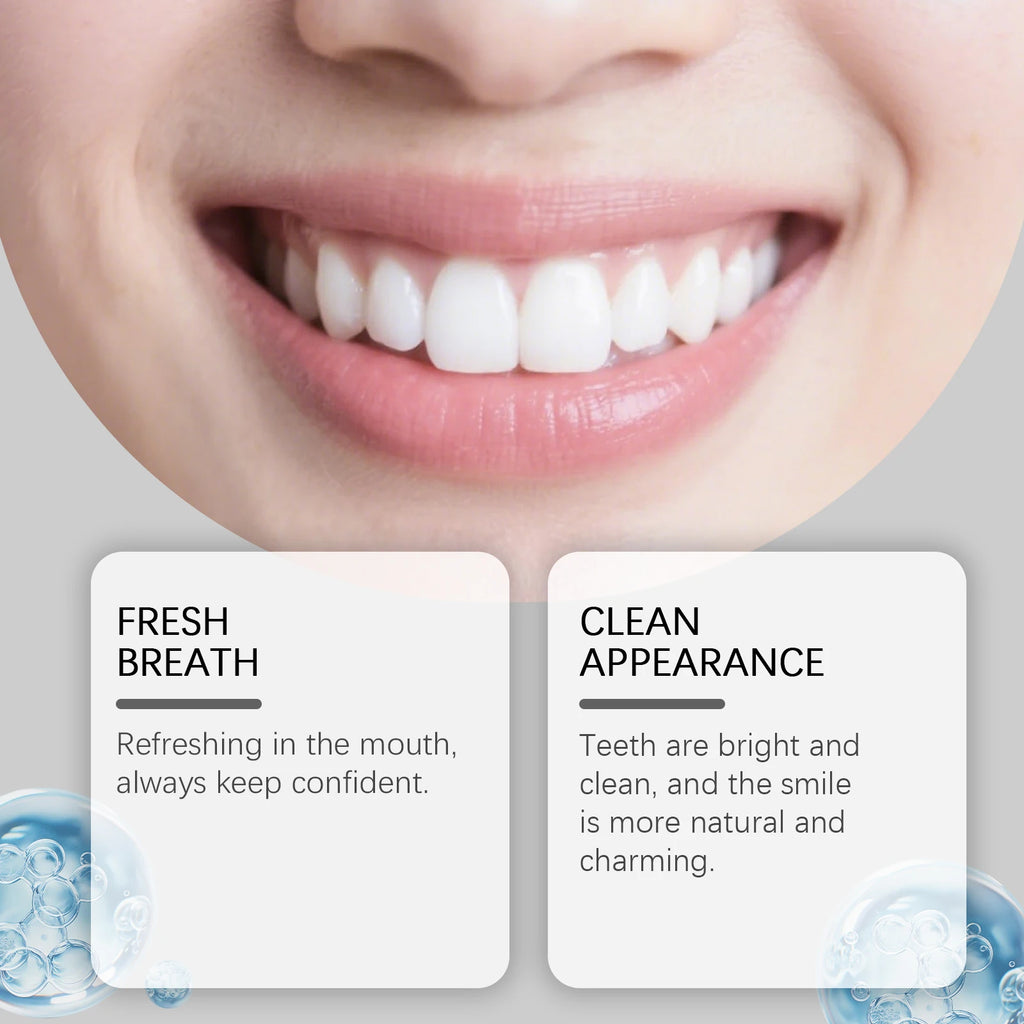 Purple Toothpaste Stain Removal Dental Bleaching Protect Gums Enamel Oral Hygiene Cleaning Fresh Breath Teeth Whitening Tool Oasis Select