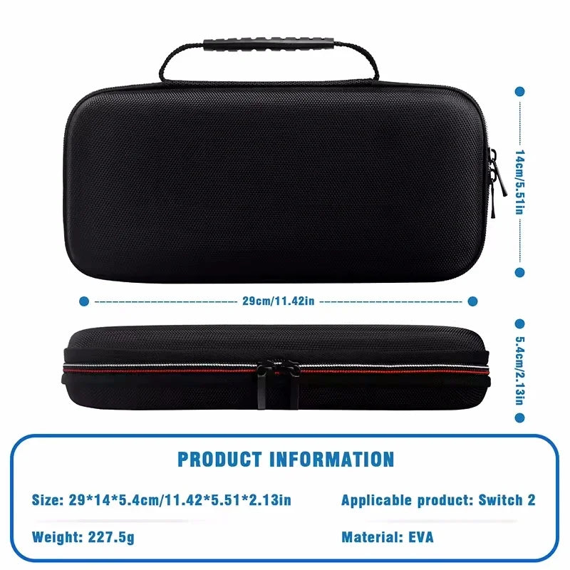 Nintendo Switch 2 Hard Shell Carrying Case & Game Card Holder