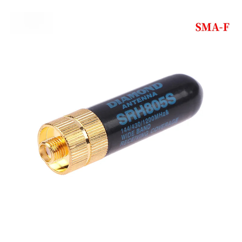 SMA-M/SMA-F Dual Band Antenna UHF+VHF SRH805S Walkie Talkie For Baofeng/YAESU 136-174MHz & 400-520MHz Oasis Select 02