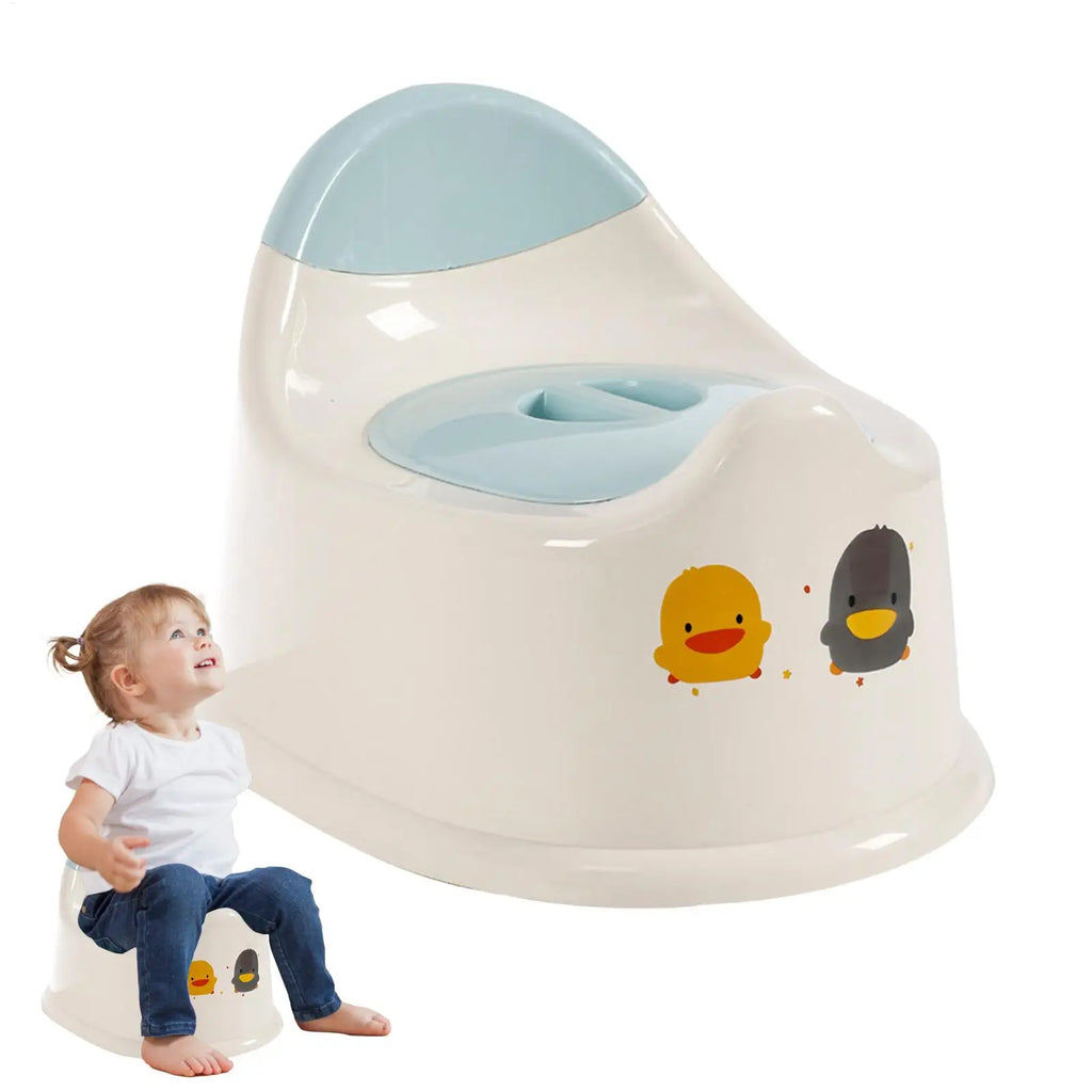 Baby Potty Training Toilet Potty Seat Anti-Slip Portable Toddler Training Toilet Chair with Lid for Children Travel Boys Home Oasis Select