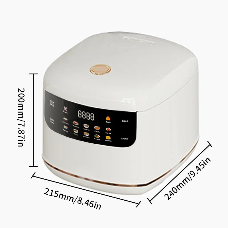 URGGU 2L Mini Electric Rice Cooker – Non-Stick Multi Cooker