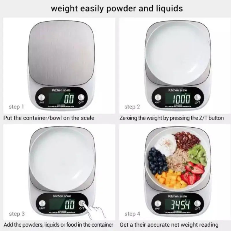 SXH 1PC Electronic Weighing Scale For Food Mini Timbangan Weighing Scale Kitchen Scale Digital Oasis Select