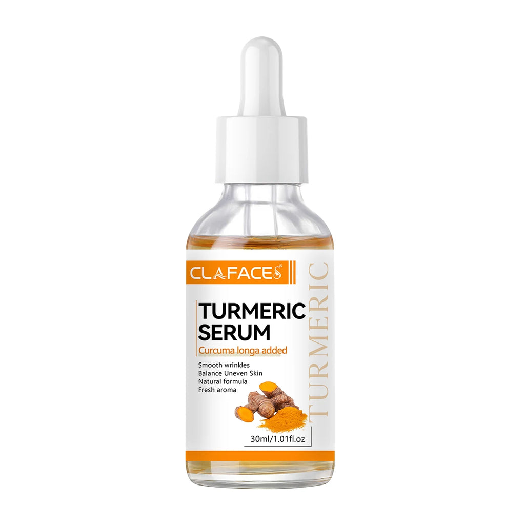 Moisturizing Face Serum Turmeric Essential Oil Lift Brighten Firming Skin Smooth Anti-aging Lighten Spots Face Care Essence Oasis Select 30ml