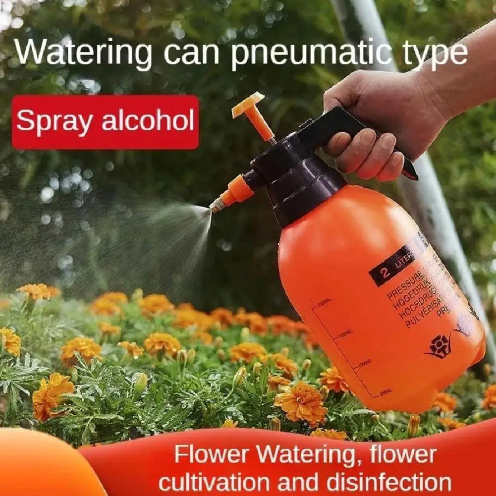 0.8/1.5/2/3L Garden Pressure Sprayer Portable Hand Pump Sprayer Watering Can with Adjust Nozzle for Garden Lawn, 2 Spray Mode Oasis Select