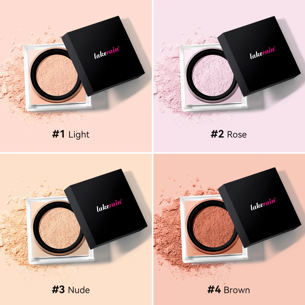 Loose Baking Setting Powder Long Lasting Oil Control Natural Face Matte Waterproof Brightening Loose Powder Makeup Cosmetics Oasis Select