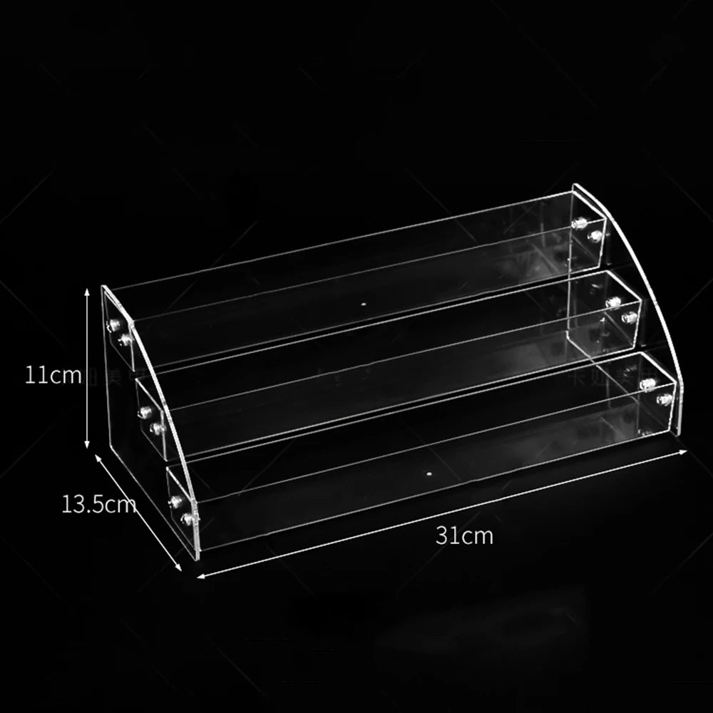 Acrylic Nail Polish Display Stand – 2 to 7 Tier Clear Organizer