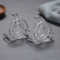 2-Inch Stainless Steel Steaming Rack - for Boiling, Simmering, or Heating Small Portions - Camping, Office, Home Kitchen Used Oasis Select 2pcs