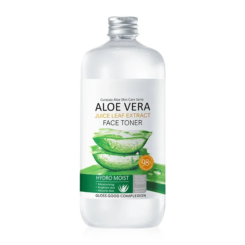 500ml Aloe Vera Hydrating Facial Toner Soothing Extract Water for Dry Sensitive Skin Moisturizing Spray with Spray Bottle Oasis Select