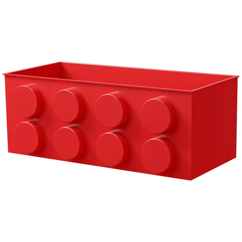 Magnetic wall-mounted narrow-edge kitchen straw, cling film storage box, refrigerator side storage rack Oasis Select L red