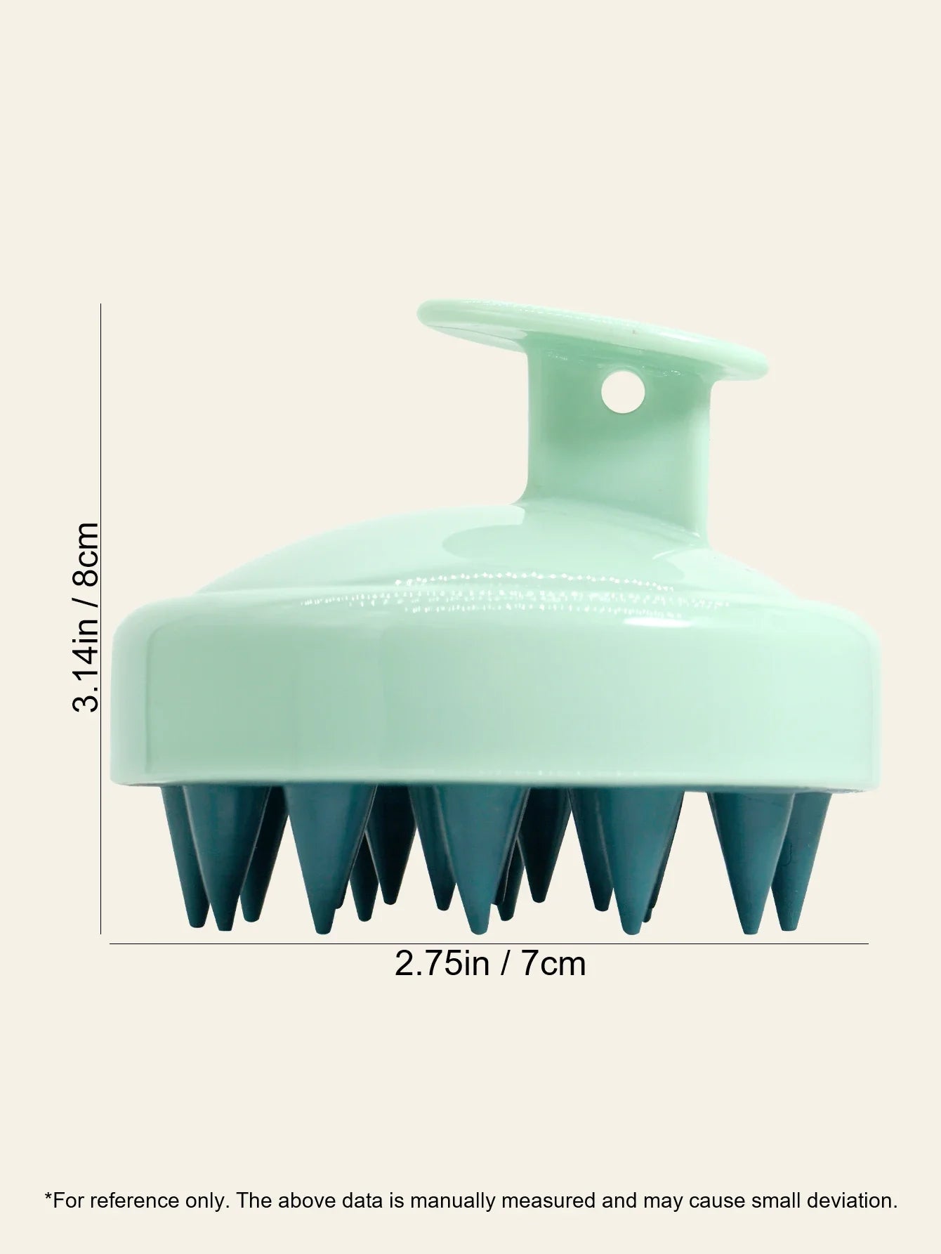 Silicone Shampoo Scalp Hair Massager Head Body Scalp Massage Brush Scalp Massage Brush Comb Magic Handle Brush Spa Massage Brush Oasis Select