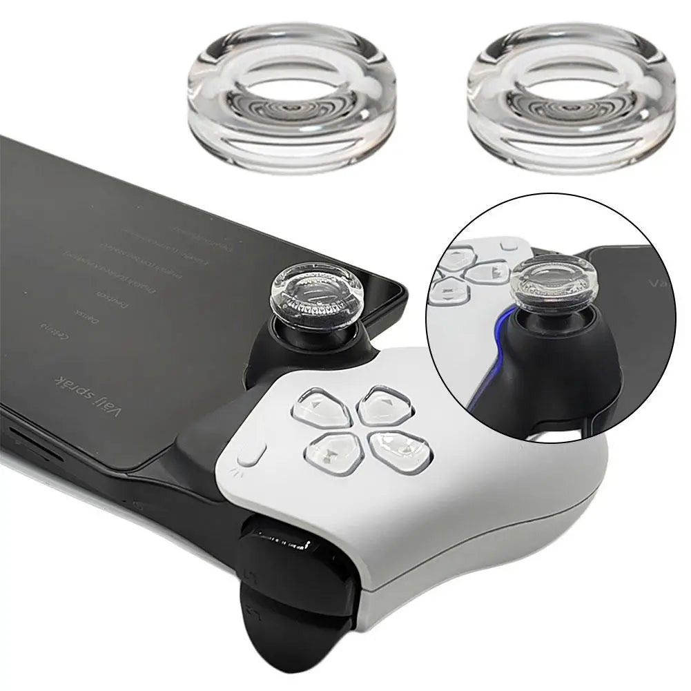 Rocker Cap For PlayStation Portal Liquid Silicone Transparent Game Controller Cover Stick Thumb Grip Rocker Caps For PS5 Oasis Select