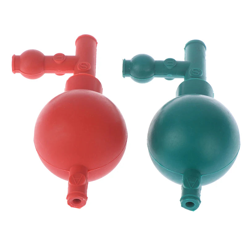 3-Valve Rubber Pipette Filler Suction Bulb | Lab Pump