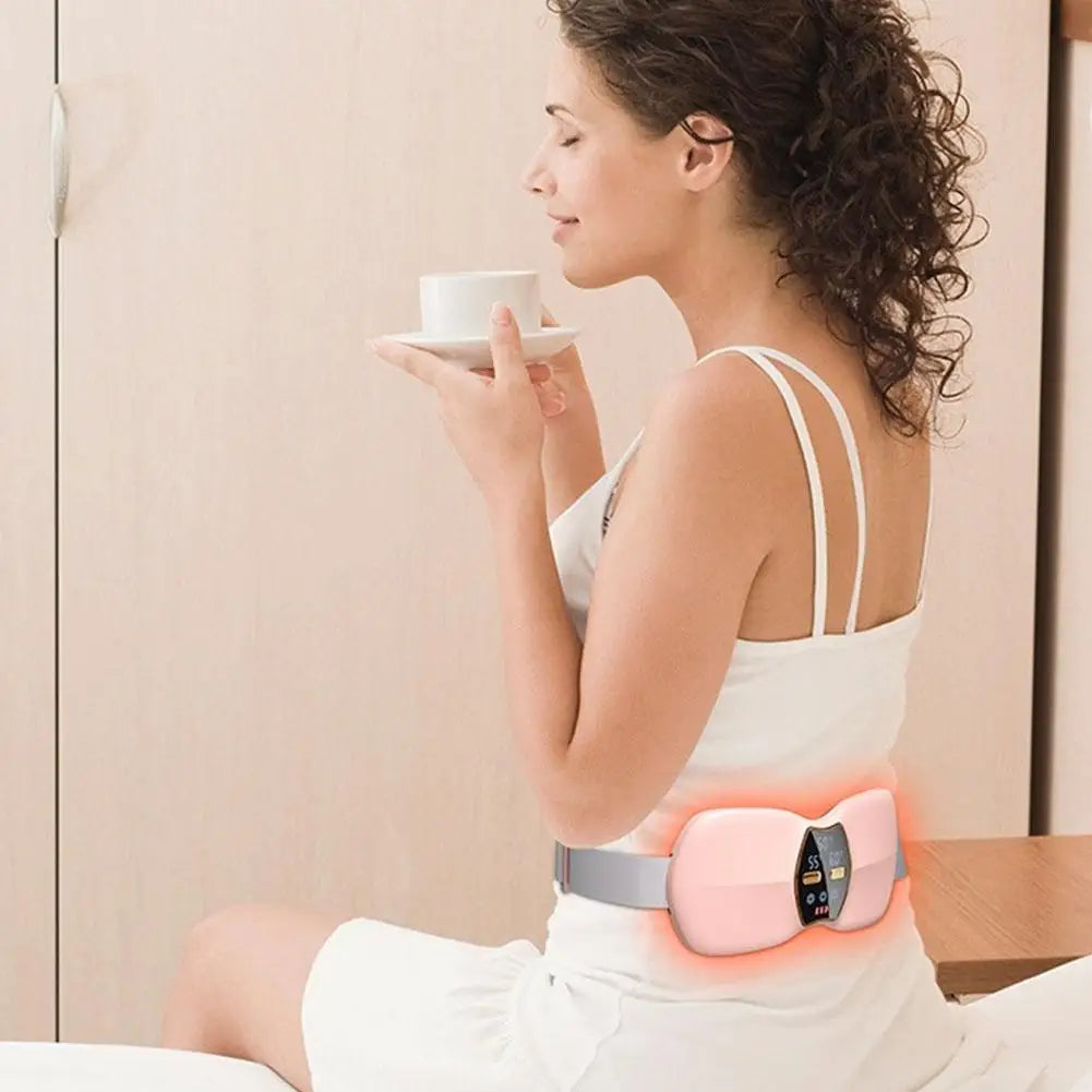 Electric Abdominal Massager Warming Palace Belt For Women's Menstrual with Adjustable Temperature Belt For Warming the Uterus Oasis Select