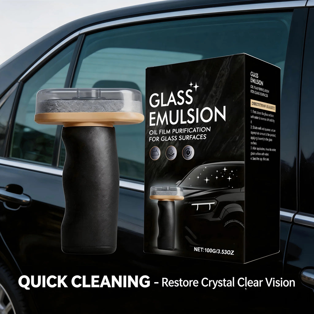 Handheld Glass Emulsion Oil Film Purification for Glass Surfaces Improve Clarity Windows Rearview Mirror Auto Glass Cleaning Oasis Select