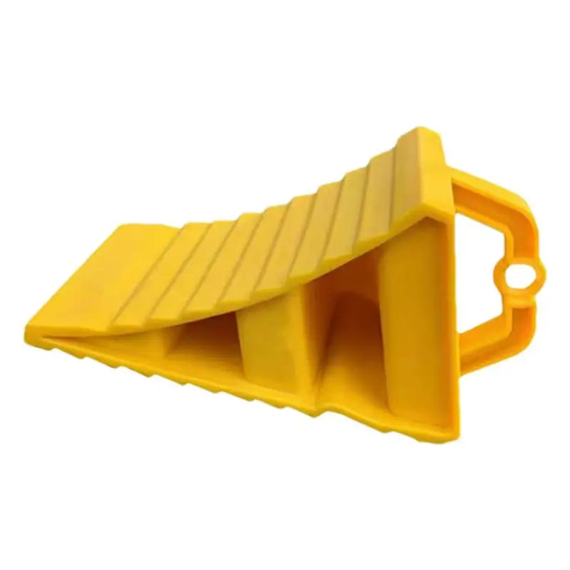 Car Wheel Stopper Anti-Slip Wheel Chocks Portable Yellow Tire Chocks Wear-Resistant Tire Stopper Parking accessories for Trucks Oasis Select