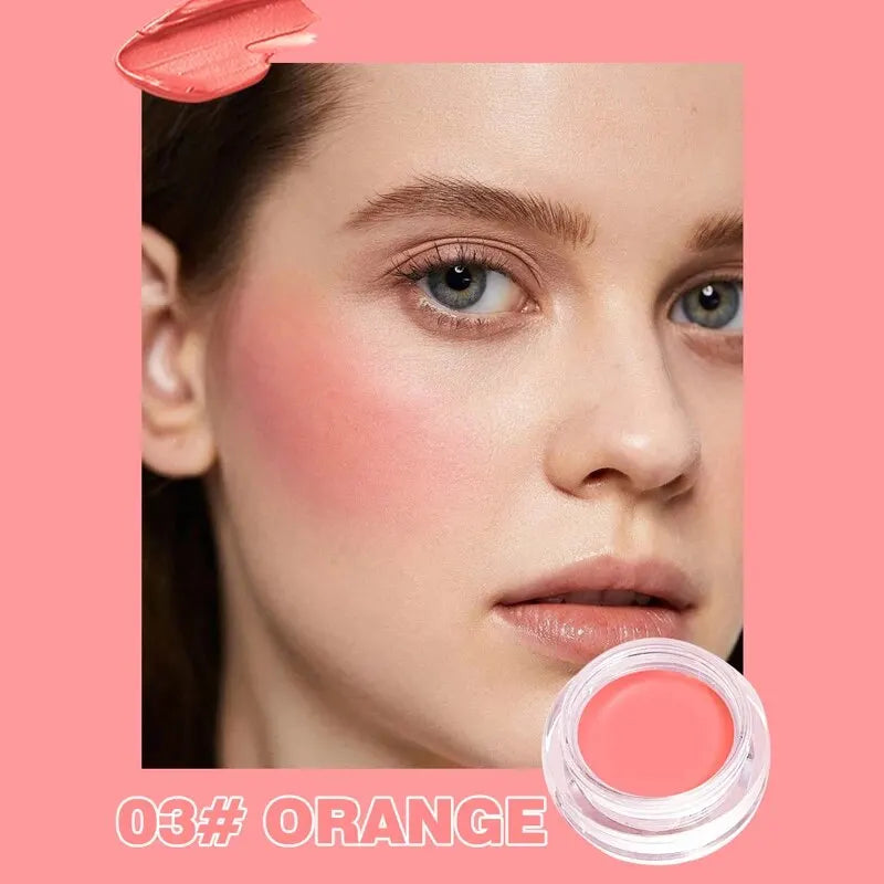 PEINIFEN Matte Cream Blush Stick – Soft Fog Powder Blusher Cream Blush Stick Oasis Select ORANGE