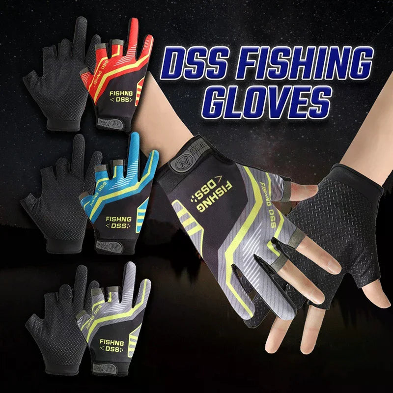 Hot Sale Hot Sale Fishing Gloves, Fishing Routes, Sun Protection, Anti Slip, Ice Silk Breathable Thin Gloves Oasis Select