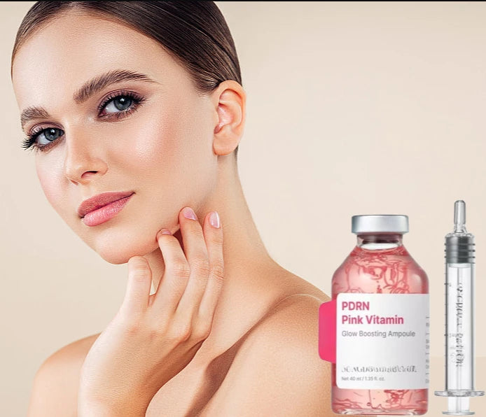 Deep Collagen Essence - Peptide Intensive Activation, Pink PDRN Stem Cell Ampoule, Brightening, Moisturizing, Skincare Oasis Select
