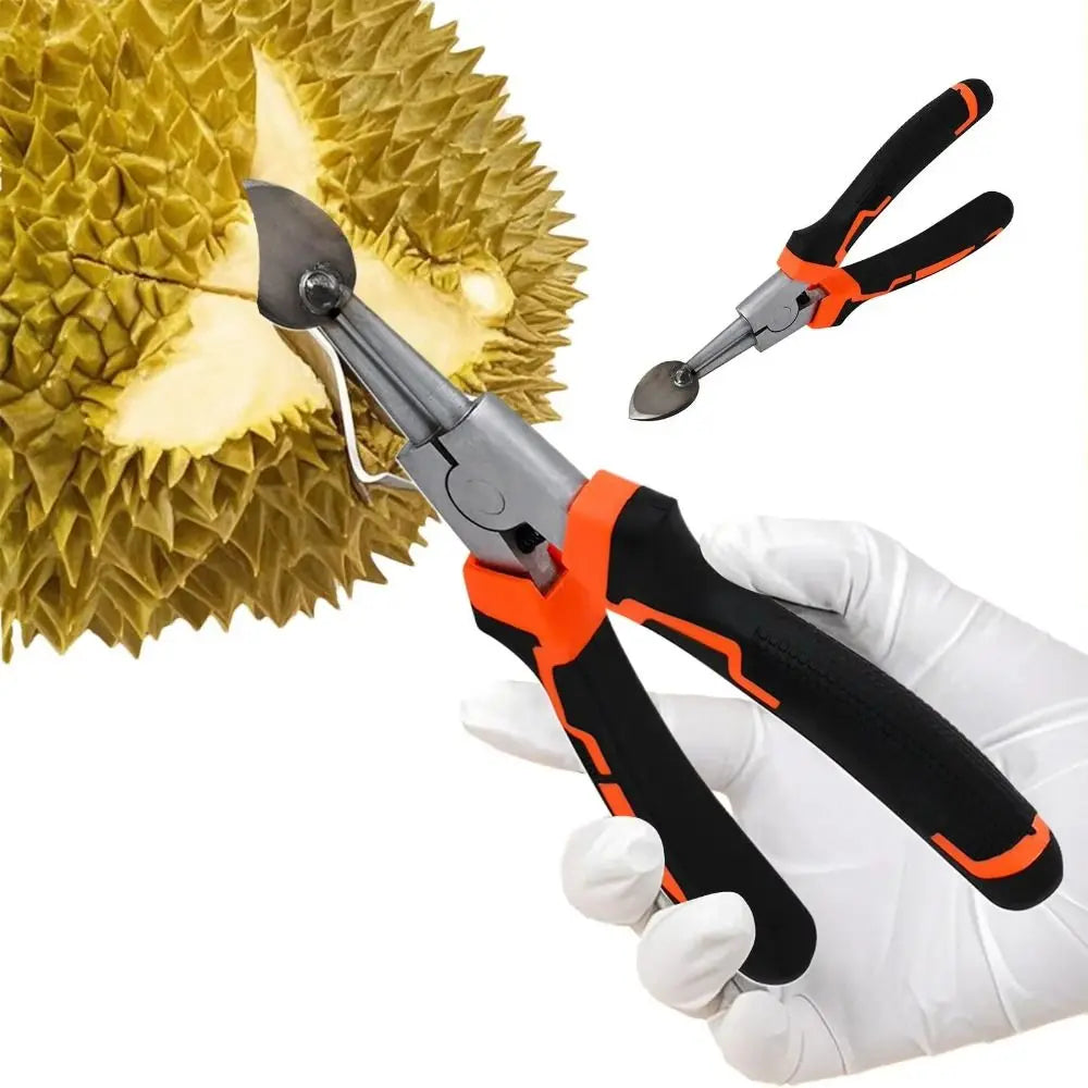 Ergonomic Durian Opener Tool – Stainless Steel Fruit Pliers