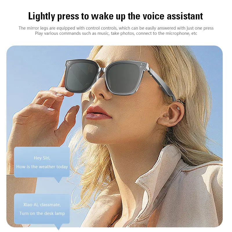 MINGCC Bluetooth Smart Glasses – Anti Blue Light Wireless Headset