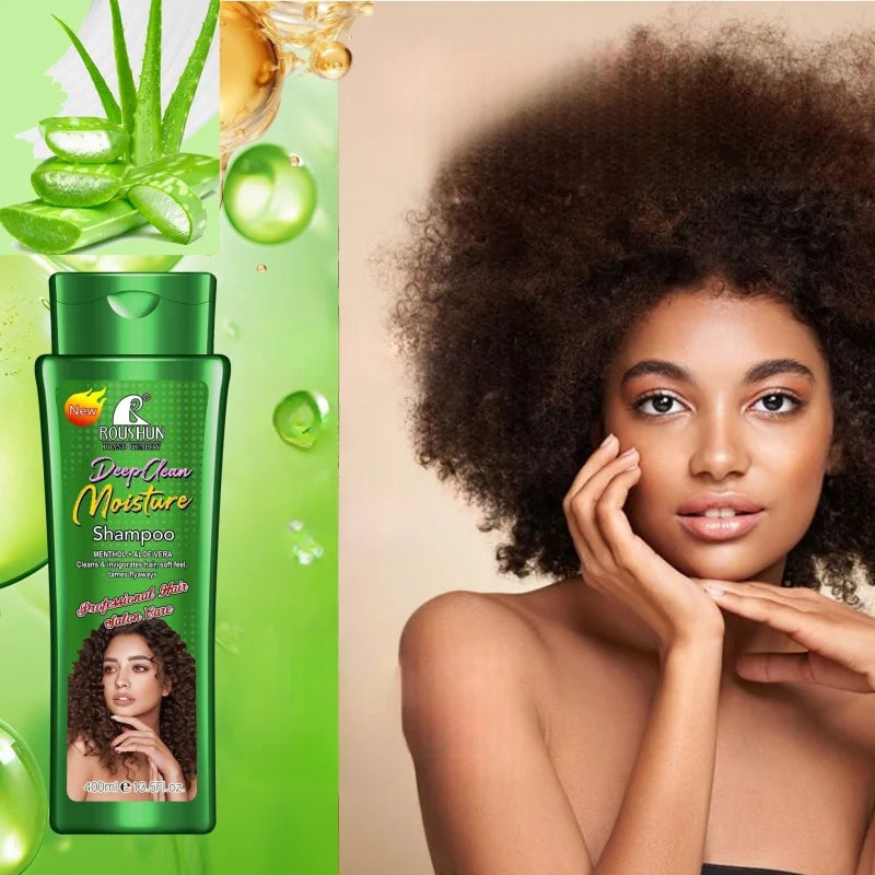 ROUSHUN Mint & Aloe Shampoo + Olive Conditioner Set | Hair Care