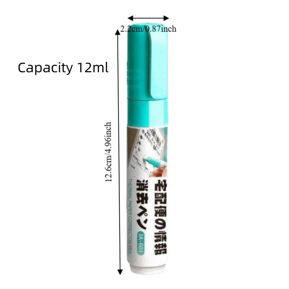Portable Thermal Paper Erasing Pen Large Capacity Remove Address Phone Privacy Protection Pen Durable Shipping Labels Bills Oasis Select
