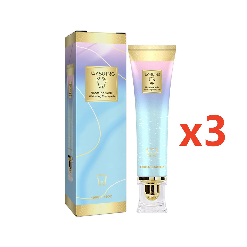 Jaysuing Nicotinamide Whitening Toothpaste – Stain Removal Whitening Toothpaste Oasis Select 3x100g boxed
