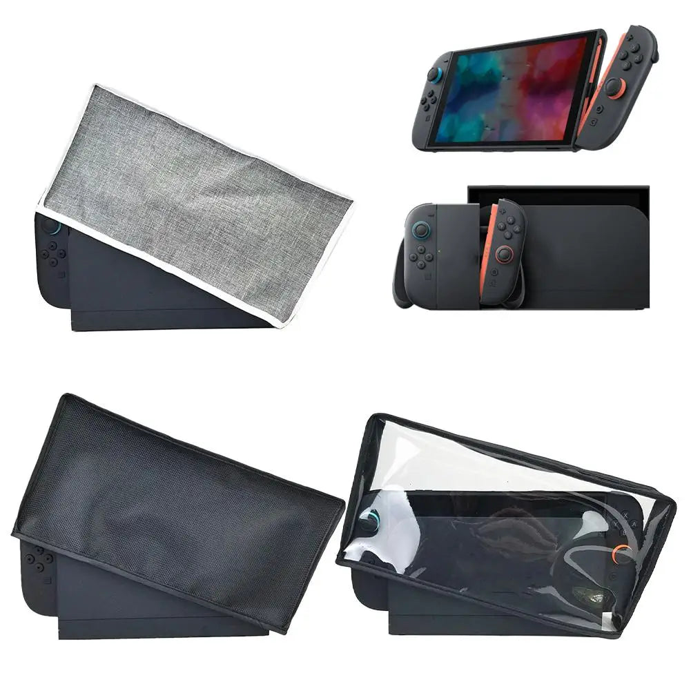 Nintendo Switch 2 Dock Dust Cover – Transparent Protective Sleeve