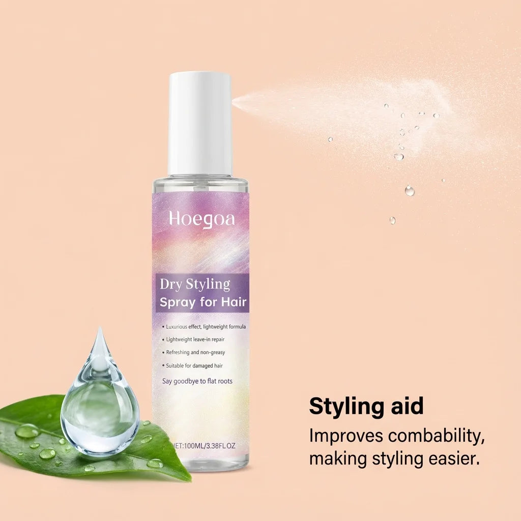 HOEGOA Hair Moisturizing Spray – Frizz Control & Smoothing Leave-In Hair Spray Oasis Select