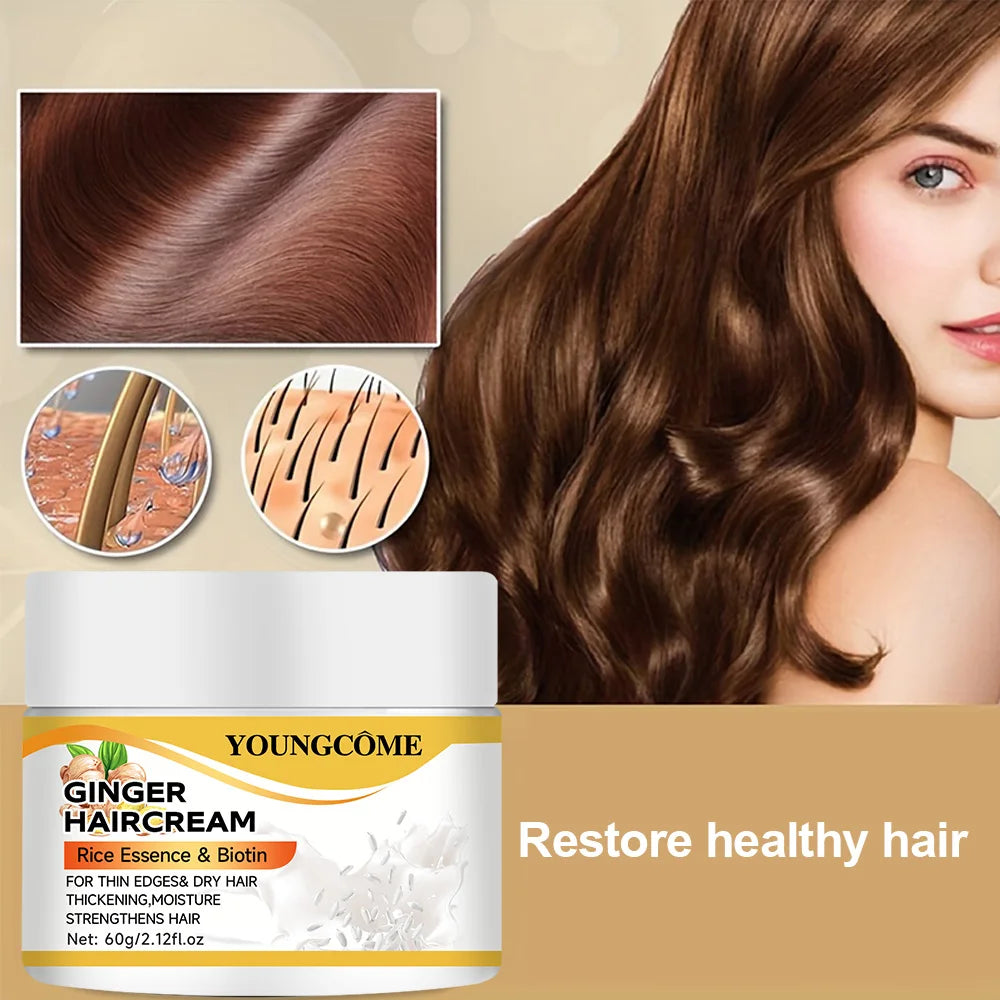 YOUNGCOME Ginger Hair Cream – Strengthening Scalp Serum