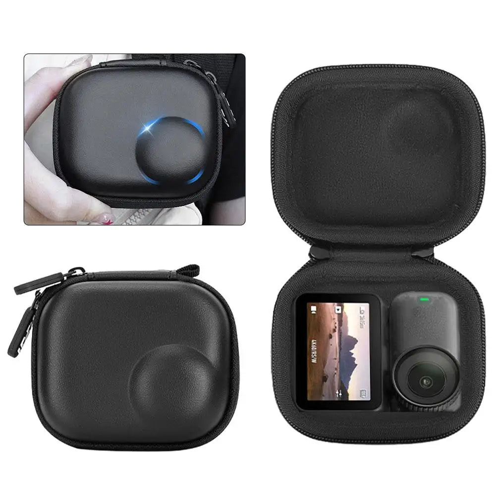 For DJI OSMO Nano Carrying Case Travel Bag With Zipper Camera Accessory Storage Bag PU Hard Shell Anti Drop Shockproof Case Oasis Select