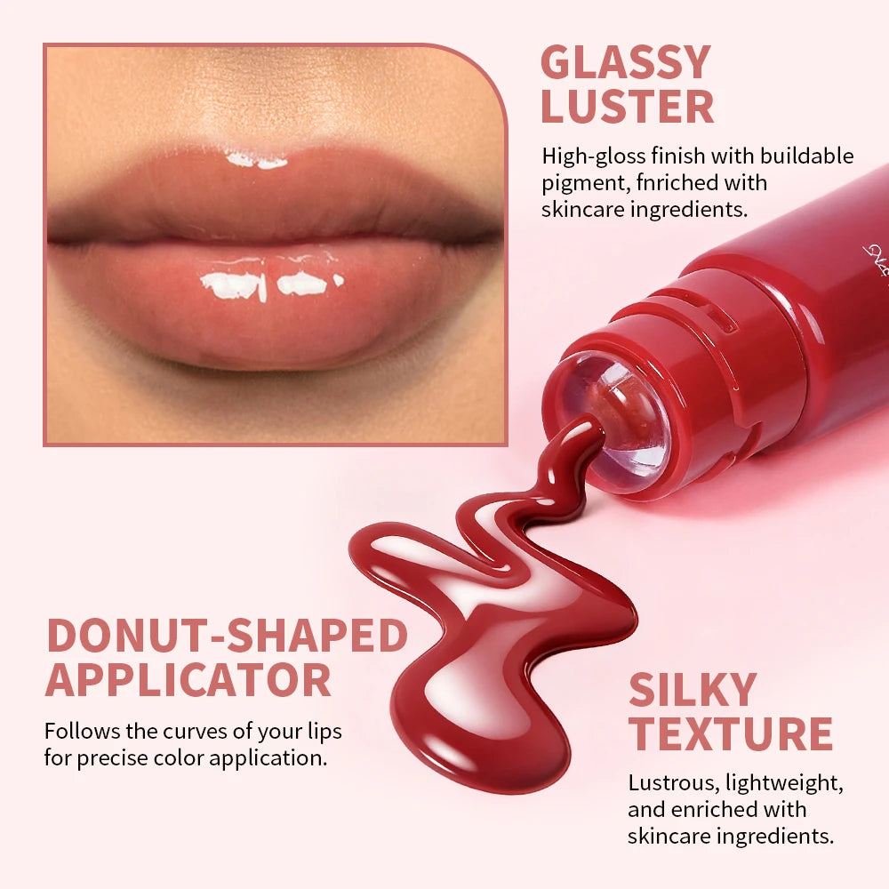 Lakerain Glaze Blaze Tinted Lip Serum Long-Lasting Hydration Durable Color Smooth Lip Surface Lip Repairing Lipstick Cosmetics Oasis Select