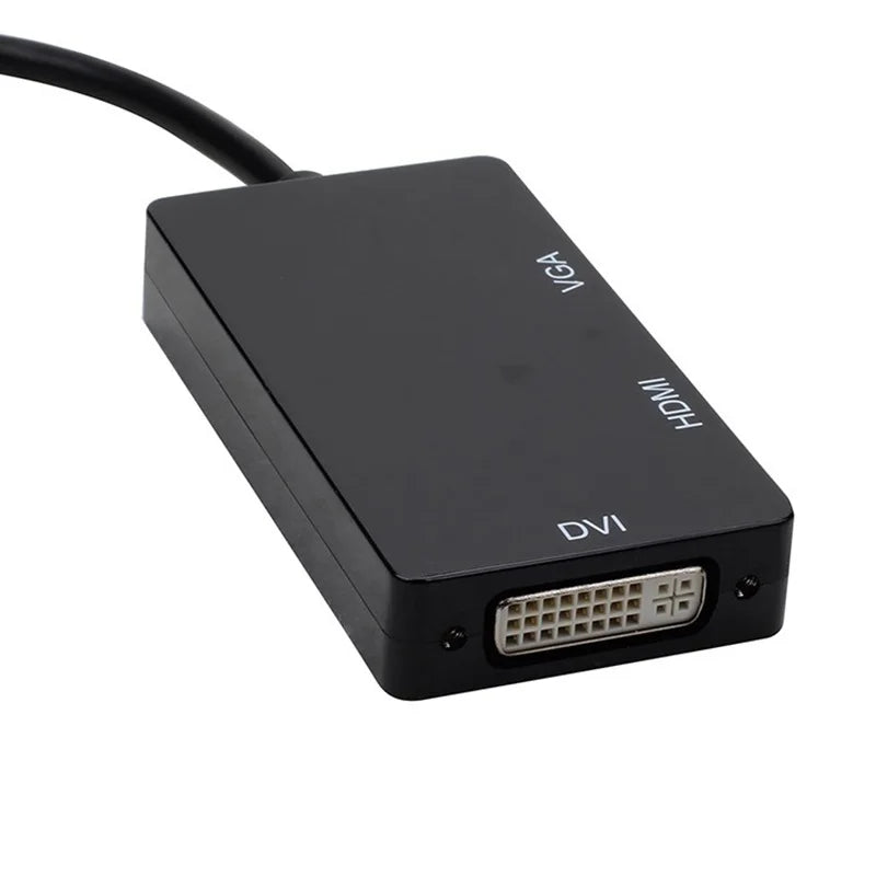 1080P Displayport DP TO HDMI-Compatible DVI VGA Adapter HUB For Projector TV Laptop PC Display Port Converter Connector cable Oasis Select