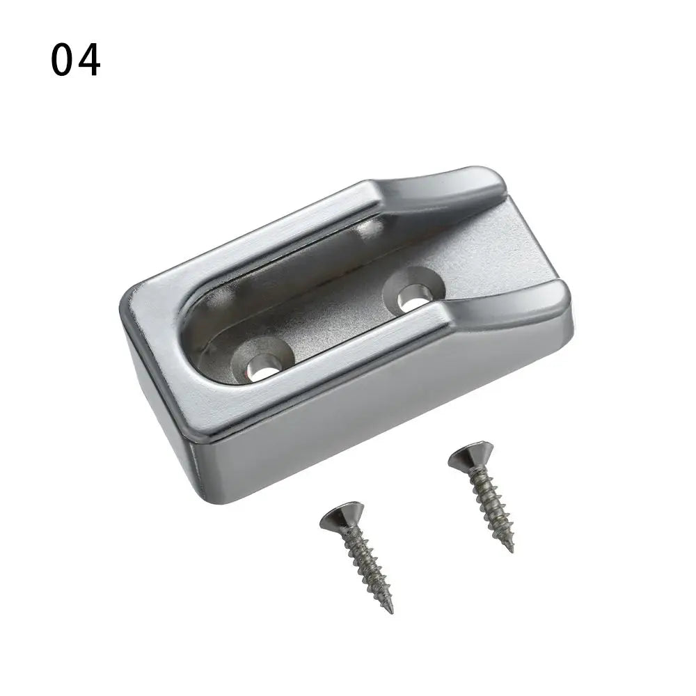 1PC Alloy Clothing Flange Closet Hang Support Tube Bracket Clothes Hanging Rod Holder Furniture Hardware Accessories Tool Oasis Select 4
