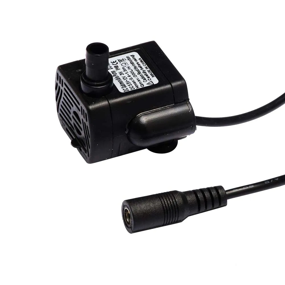 DC12V DC-1020 Mini Micro Submersible Water Pump DC 3W 5.5V- 12V Aquarium Fish Tank Fountain Pond Water Pump 39*38*28mm Wholesale Oasis Select