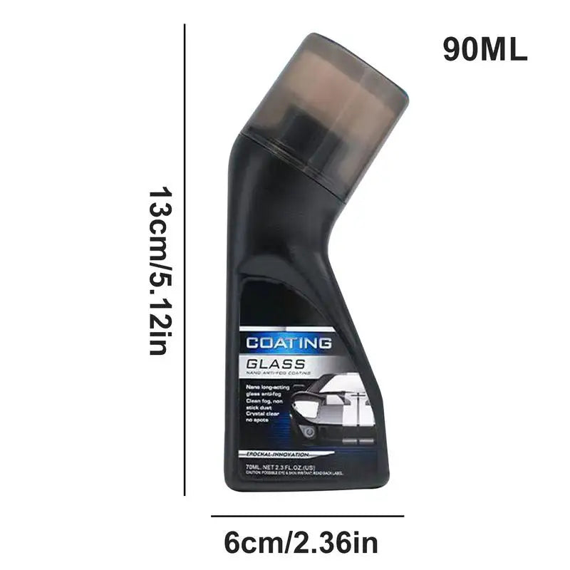 Car Glass Defogging Agent 90ml Auto Windshield Anti-Fog Agent Long-Lasting Anti-Fogging Tool for Sedan Truck SUV RV Small Car Oasis Select