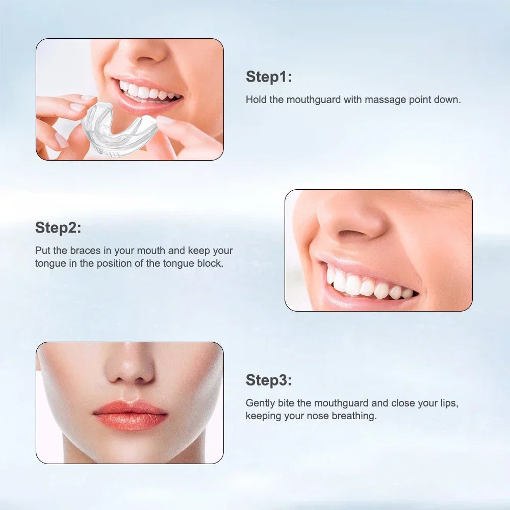 3-Stage Transparent Teeth Trainer Braces for Adults | D1 D2 D3