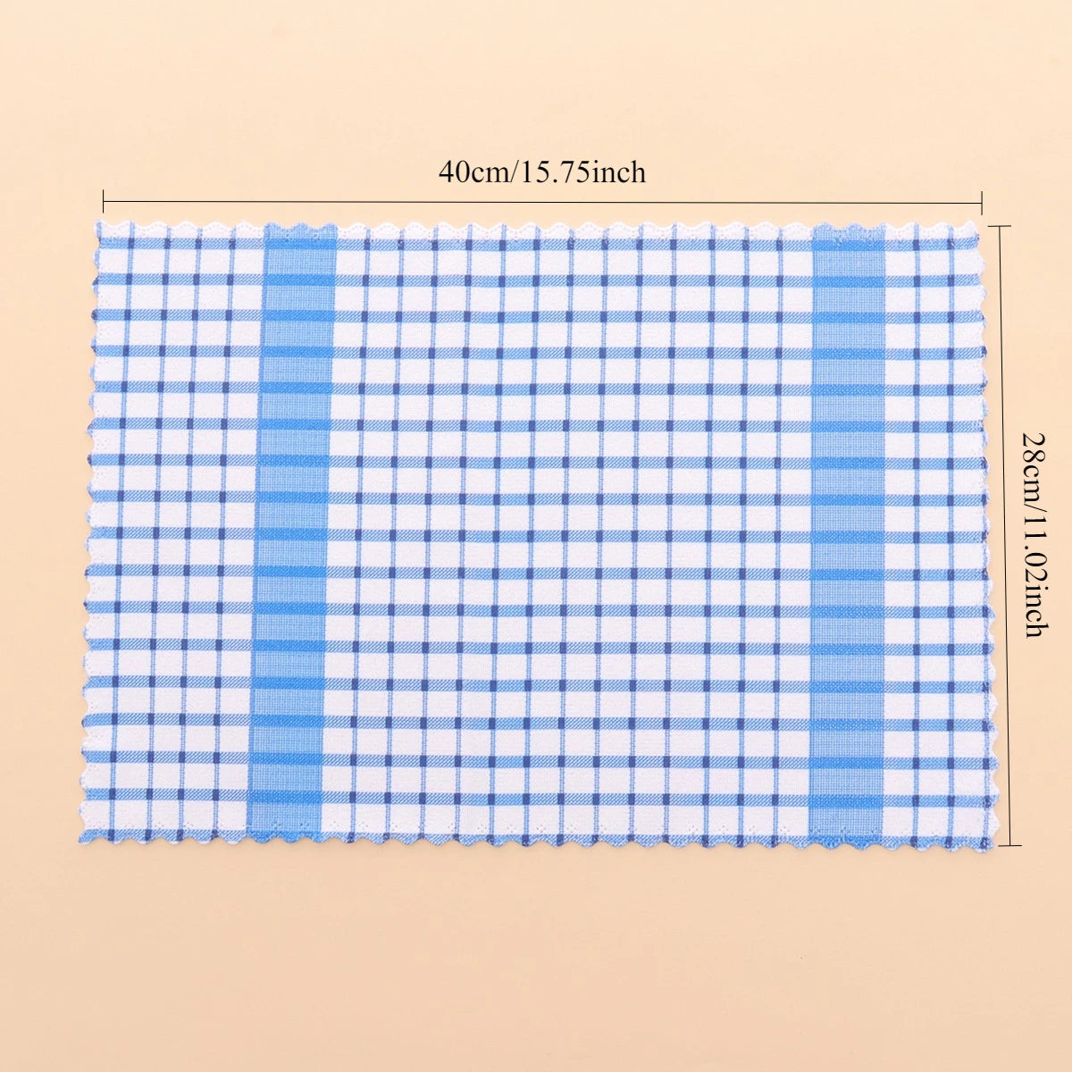 6pcs/12pcs Modern Printed Checkered Dish Towels, Scouring Pads, Kitchen Towels, Super Soft with Strong Absorbency Kitchen Towels Oasis Select