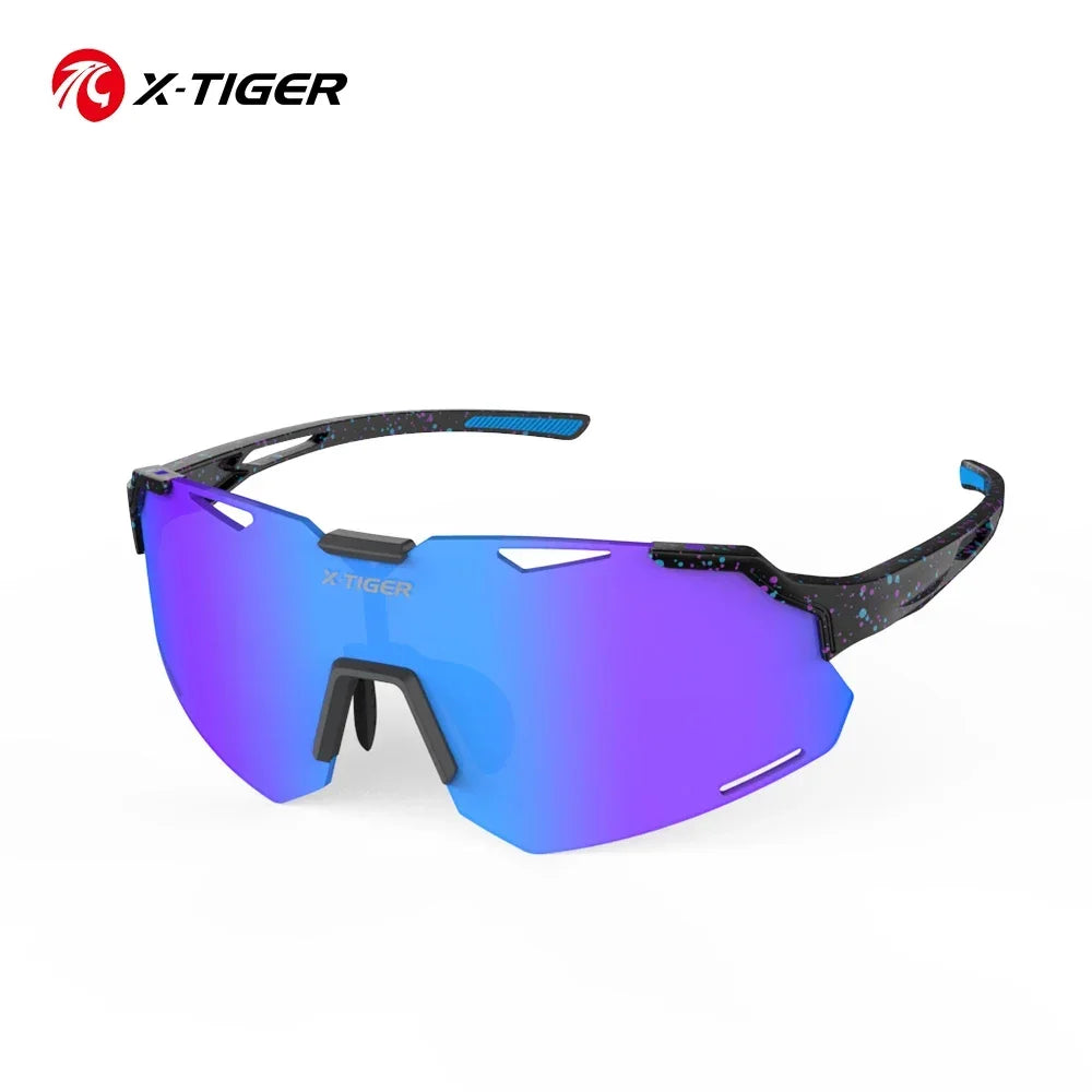 X-TIGER Children's Cycling Glasses UV400 Protection TR90 Ultralight MTB Bike Outdoor Sports Sunglasses Windproof Sun Visor Oasis Select X-CYJ-MSD06 MULTI